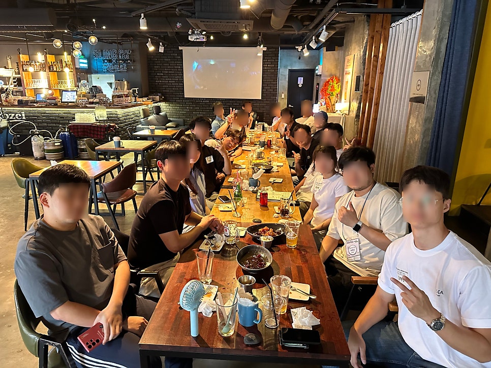 발대식 이후 첫 회식